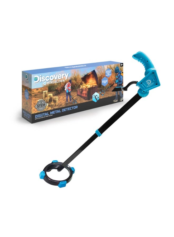 Discovery™ #Mindblown Kids Digital Metal Detector with searching motion LCD screen, STEM Toy for Kids 6+ Years - Image 1